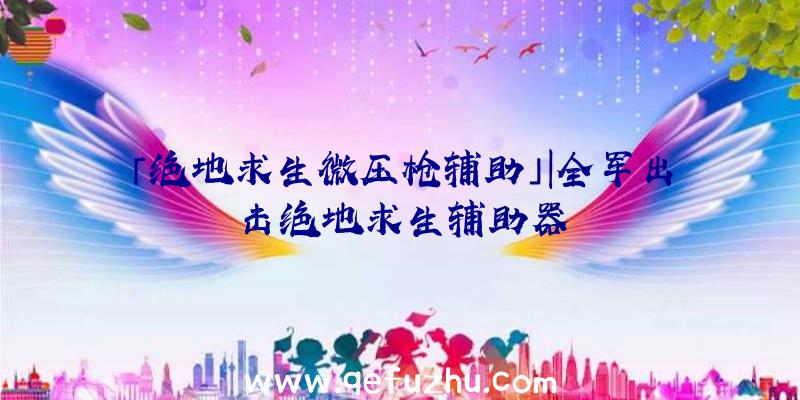 「绝地求生微压枪辅助」|全军出击绝地求生辅助器
